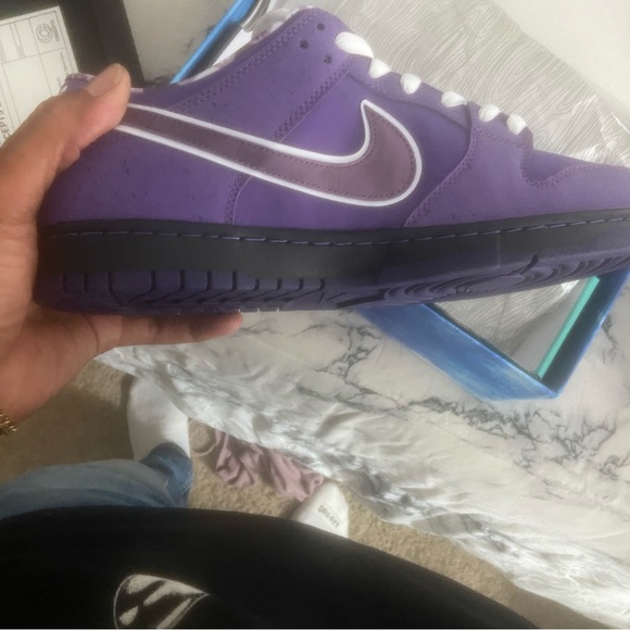 NIKE SB DUNK PURPLE LOBSTER AUTHENTIC SIZE 12 1000$ - Picture 1 of 10